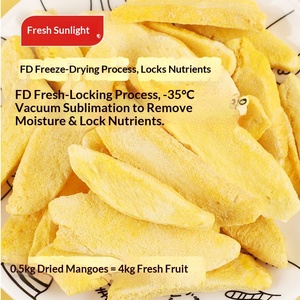 <span class=keywords><strong>Snack</strong></span> di Frutta Croccante Liofilizzata Mango e Ananas, Confezione da 15g, HALAL, Frutta Intera Naturale Senza Zuccheri Aggiunti - Product Image 5
