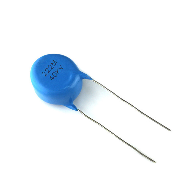 General Purpose High Voltage Ceramic Capacitor 40KV222 2200pf DIP Package -55 to +105C Blue for Auto & Consumer Electronics