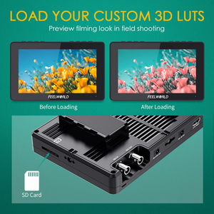 Monitor FEELWORLD LUT7S PRO de 7 Pulgadas y 2200nit HDR <span class=keywords><strong>con</strong></span> Pantalla Táctil y LUT 3D para Producción Cinematográfica, Logotipo OEM Personalizado, Directo de Fábrica - Product Image 4