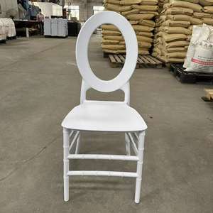 Silla Chiavari Blanca para Eventos, Silla <span class=keywords><strong>Tiffany</strong></span> de Resina Blanca para Exteriores, Tipos de Muebles para Hoteles, Silla de Boda al por Mayor con Cojines - Product Image 5