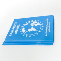 Manuels imprimés personnalisés Conception imprimée Instruction personnalisée Animal Pasaporte Passeport Livret Couverture Livre Impression Offset