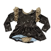 Ensemble 2 pièces pour petites filles, imprimé léopard et zèbre, haut à volants et manches bouffantes + short bouffant, en bambou de qualité supérieure, pour l'été