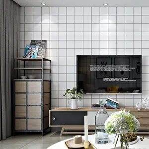 Venda imperdível de azulejos de cozinha casca e vara, adesivos de parede à prova d'água, papel 3D autoadesivo para decoração de casa, papel de parede 3D