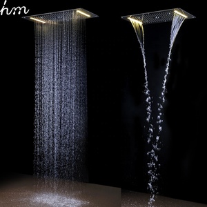 Multifunction <strong>Thermostatic</strong> <strong>Shower</strong> Faucets Set Electric LED Concealed Large Rain Waterfall Mist Column <strong>Shower</strong> Panel Faucets <strong>Tap</strong> - Product Image 4