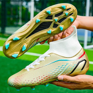 Venta caliente de alta calidad <span class=keywords><strong>botas</strong></span> de <span class=keywords><strong>fútbol</strong></span> <span class=keywords><strong>césped</strong></span> <span class=keywords><strong>artificial</strong></span> TPU antideslizante al aire libre Original hombres zapatos de <span class=keywords><strong>fútbol</strong></span> - Product Image 2