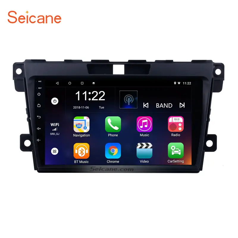 Radio Android 13.0 2 Din da 9 pollici per MAZDA CX-7 GPS 2007-2014 navigazione con sistema Audio Video USB SD 1080P Aux