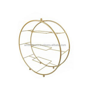 Soporte decorativo para servir comida en forma de rueda de Metal, soporte de exhibición para pastel, decoración para fiesta de boda - Product Image 2