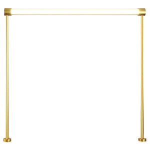 Maßgefertigte Moderne Aluminium-<span class=keywords><strong>LED</strong></span> Luxus-Schmuckvitrine mit Drehbarem Beleuchtungssystem, Theken-Showcase mit Goldfinish - Product Image 3