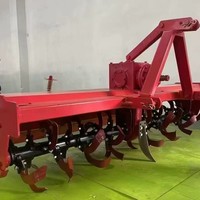 Fraise rotative agricole à lame épaissie pour tracteur, avec rouleau à dents de loup intégré pour la préparation des sols de rizière et de terres arides