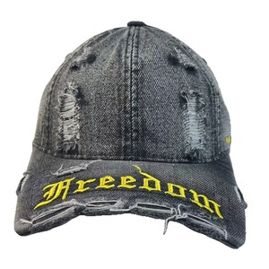 Gorra de Béisbol Unisex, Primavera-Verano, Protección Solar, Estilo Desgastado con Letras, Nueva Llegada de Verano, Gorras de Béisbol de Mezclilla Lavada - Product Image 4