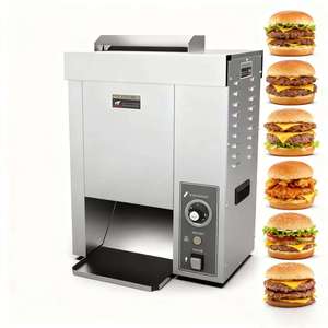 Máquina para Pan <span class=keywords><strong>de</strong></span> <span class=keywords><strong>Hamburguesa</strong></span>, Máquina Multifuncional para Tostar Panecillos, Tostadora Vertical <span class=keywords><strong>de</strong></span> Contacto, <span class=keywords><strong>de</strong></span> Acero Inoxidable, Eléctrica, para Restaurantes <span class=keywords><strong>de</strong></span> Comida Rápida - Product Image 6