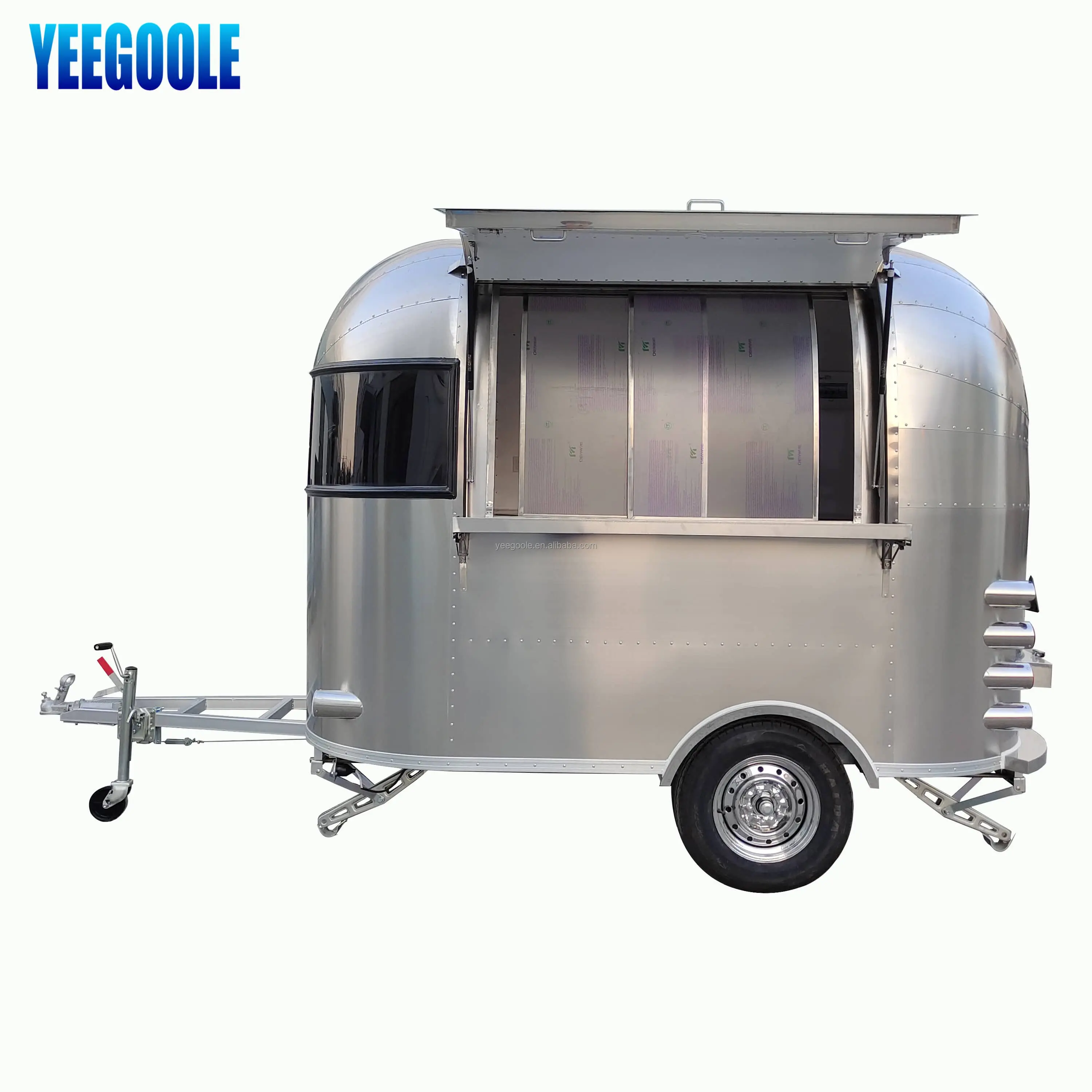 YEEGOOLE Offroad small RV caravan travel trailer towable tour car for sale