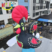 Modèle gonflable de coq de grand poulet gonflable extérieur de la publicité