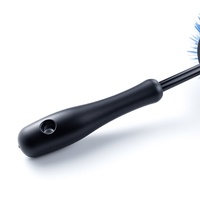 CTB-001 Ensemble professionnel de 3 brosses de détaillage pour jantes (têtes coniques/en forme de sapin de Noël)