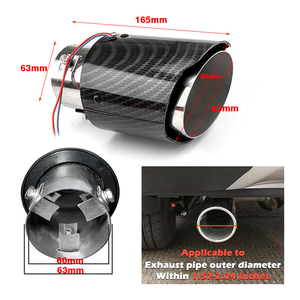 Punta <span class=keywords><strong>de</strong></span> <span class=keywords><strong>escape</strong></span> <span class=keywords><strong>de</strong></span> acero inoxidable <span class=keywords><strong>de</strong></span> alta calidad con <span class=keywords><strong>luz</strong></span> <span class=keywords><strong>LED</strong></span>, efecto llama, universal <span class=keywords><strong>para</strong></span> todos los vehículos - Product Image 4