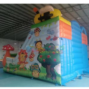 สไลเดอร์เป่าลมขนาดใหญ่แบบสองเลนสำหรับเด็ก สนามเด็กเล่นเป่าลมสำหรับงานปาร์ตี้ - Product Image 4