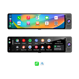 Nueva Cámara para Auto DVR de 10.88 Pulgadas con Tres Lentes 2K, Pantalla Táctil OLED, Espejo Retrovisor, Cámara para Tablero de Auto, Carplay - Product Image 3
