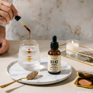 Nouvel Arrivage : Compléments Liquides Oraux Biologiques OEM à Marque Blanche de Vitamine D3 K2 en Gouttes avec Huile MCT pour Adultes - Product Image 3