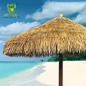 Tejas de Techo de Palma Sintética de PE, Tejas Artificiales para Decoración de Bares Tiki y Resorts Tropicales, Cubierta de Techo de Palma para Sombrillas - Product Image 1