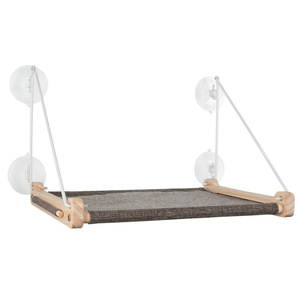 Una forte ventosa può contenere un gatto che pesa fino <span class=keywords><strong>A</strong></span> 25 libbre albero di gatto con un telaio in legno e un letto <span class=keywords><strong>a</strong></span> rete resistente - Product Image 1