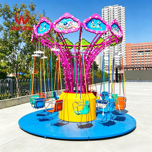 Attrazione da Luna Park: Giostra a 12 Posti Lotus Flying Chair per Esterni, Attrazione da Fiera in Vendita - Product Image 2