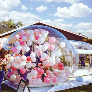 Offre Spéciale fête <span class=keywords><strong>en</strong></span> plein air Camping tente à bulles gonflable gonflable violet thème tente à bulles tente à bulles gonflable - Product Image 4