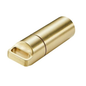 Étui à pilules portable en métal pour l'extérieur Mini boîte à pilules Conteneur de voyage en alliage d'aluminium - Product Image 1