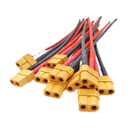 Connecteur XT60 Jaune XT60E-M XT60E-F Mâle Femelle 2P Cuivre Nylon Adaptateur d'alimentation CC IP67 pour Batterie Lipo RC Drone de Course FPV
