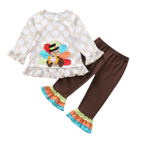 Ensembles pour bébés filles, tenue mignonne à imprimé de dessins animés, ensembles de vêtements pour filles, vêtements assortis pour enfants, ensemble de pantalons