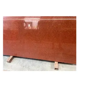 Luxury Modern Design North Lakha Red Granite Slab for Stair and Kitchen Countertop Decoration from India