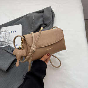 2026 new women's solid color crossbody <b>bag</b> PU <b>soft</b> <b>leather</b> women's simple shoulder <b>bag</b> - Product Image 5