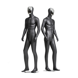 Soporte de exhibición FRP masculino alto exclusivo de cuerpo completo duradero con <span class=keywords><strong>busto</strong></span> de Maniquí de cabeza y tela para exhibición de sombreros - Product Image 5
