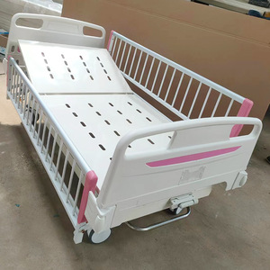 เตียงโรงพยาบาลสำหรับเด็ก ขนาด 2060*900*500 มม. เตียงพยาบาลแบบปรับมือ สำหรับเด็กและหลังคลอดบุตร - Product Image 1