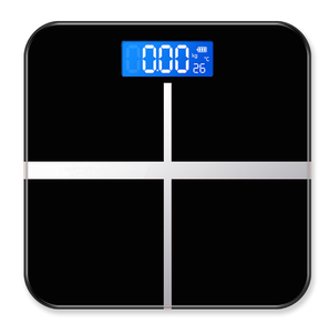간단한 크로스 디자인 전자 인간 저울 홈 욕실 저울 LCD Disp 브러시 디지털 디스플레이 직사각형 주방 저울 Kg Lb St - Product Image 3