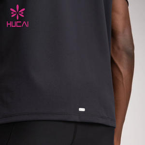 Vente en gros de logo personnalisé Nouveau design Athlétique Course à pied Sports Muscle léger Séchage rapide Slim Fit Hommes T-shirts actifs - Product Image 4