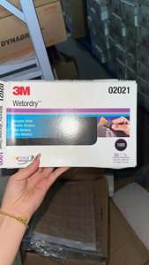 3M401Q Papel de lija húmedo o seco 1000-2500 Papel de lija de grano abrasivo 401Q 3M Papel de lija seco de arena húmeda - Product Image 5