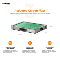Filtres HEPA à charbon actif pour extracteur de fumée DX2000II - Filtre à cartouche à efficacité de 99,97 % - Remplacement direct usine en vrac