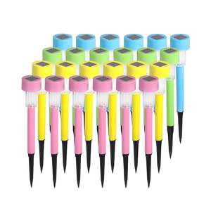 ไฟสวนพลังงานแสงอาทิตย์สีสันสดใสสำหรับสนามหญ้ากลางแจ้ง ลานบ้าน แสงสีขาวอบอุ่น 005 - Product Image 4