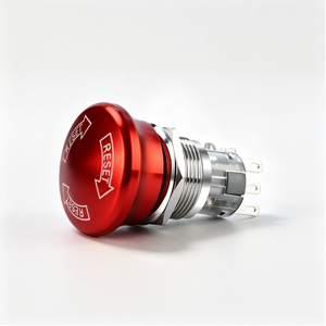IP65 Metal Latching Emergency Stop Push Button For Heat Pump Control Panel <b>Station</b> - Product Image 2