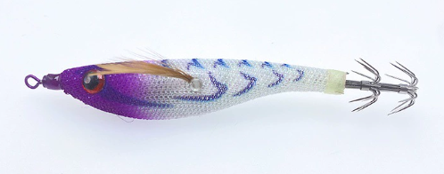 7cm curved tail horizontal luminous wooden shrimp-no 35