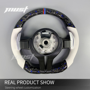 Tùy chỉnh sợi carbon nước nóng chỉ đạo Wheel cho BMW F30 F10 F15 F16 F06 F32 F26 F25 E46 E36 Racing Car phụ kiện nội thất - Product Image 5