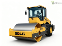 Rouleau compresseur vibrant à tambour unique SDLG RS8140 de 14 tonnes d'occasion |   CE |   EPA |   Compacteur de sol EURO 5, moteur Kubota, transmission hydraulique