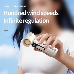 Ventilador de Turbina sin Aspas de Alta Velocidad de 100 Velocidades, Pantalla Digital, Ajustable, Diseño Portátil, Altamente Eficiente, para Uso en Exteriores - Product Image 3