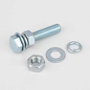 Arandela de tornillo de tuerca hexagonal galvanizada DIN931 DIN933 Sujeción de acero inoxidable Métrica 25mm Longitud M16/M36 Tamaño de rosca 12/45mm Zinc - Product Image 1