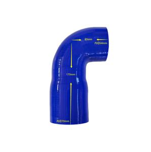 Tubo de silicona de 45 grados para coche turboalimentado, tubo de entrada/salida de diámetro variable de alta/baja temperatura con servicio de corte - Product Image 4