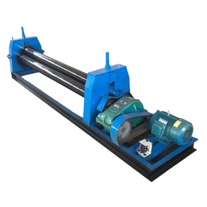 Ba Con lăn đối xứng phổ tấm kim loại cán CuộN Máy uốn tấm cán máy - Product Image 1