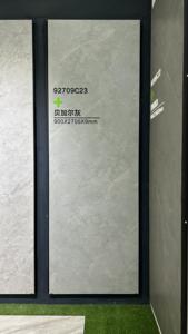 Panneau décoratif en porcelaine à surface mate pour placage <span class=keywords><strong>de</strong></span> <span class=keywords><strong>salle</strong></span> <span class=keywords><strong>de</strong></span> <span class=keywords><strong>bain</strong></span> 2700X900X9mm veines riches en gris <span class=keywords><strong>Baikal</strong></span> - Product Image 4