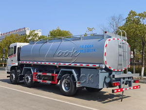 Camion-citerne à carburant de 25000L à vendre, camion de ravitaillement mobile, camion à essence, utilisé pour le ravitaillement des chantiers de construction - Product Image 3