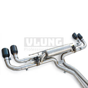 Système d'échappement Cat-Back pour Porsche Cayenne 3.0T <span class=keywords><strong>E3</strong></span> Code Châssis 9YA 2017-2023 Silencieux à Soupapes en Acier Inoxydable Haute Performance - Product Image 1