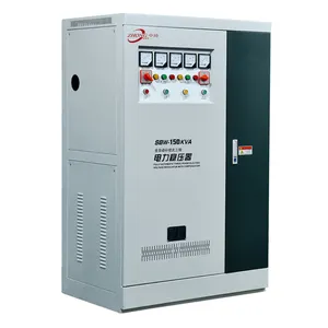 Özelleştirilebilir üç fazlı yüksek güç regülatörü 380v endüstriyel kompanzasyon güç kaynağı SBW200 kW 100KVA